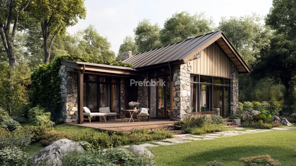 Casas prefabricadas Asturias 20 casa prefabricada rustica encina 5